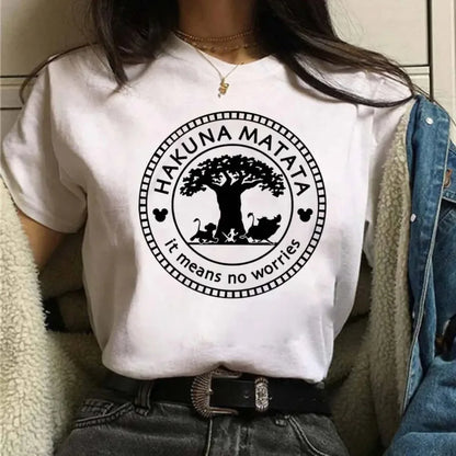 Camiseta Disney El Rey León Hakuna Matata para Mujer