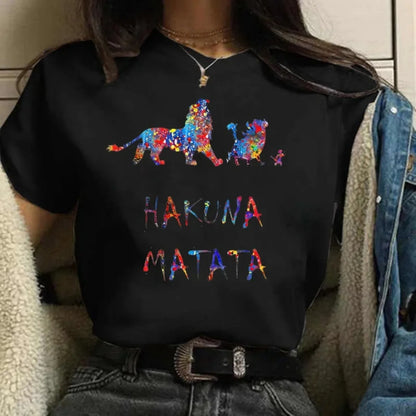 Camiseta Disney El Rey León Hakuna Matata para Mujer