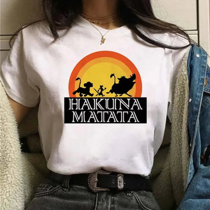 Camiseta Disney El Rey León Hakuna Matata para Mujer