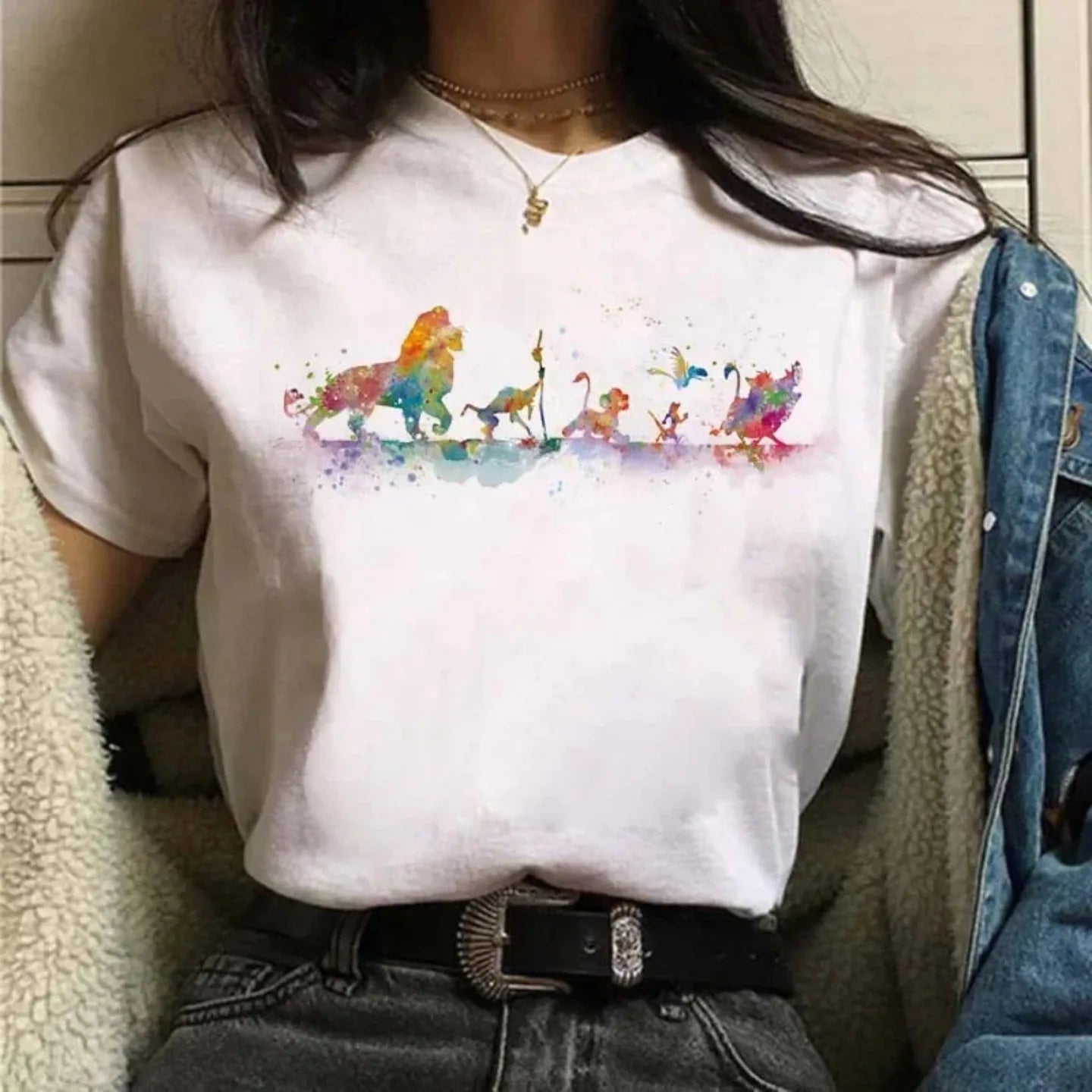 Camiseta Disney El Rey León Hakuna Matata para Mujer