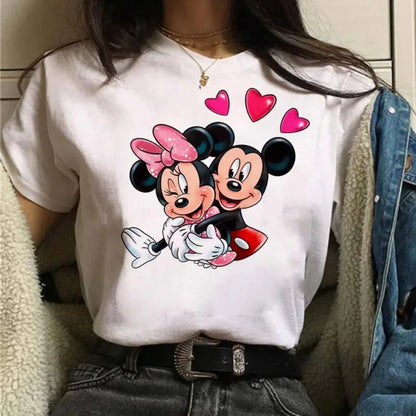 Camiseta Disney Mickey y Minnie para Mujer