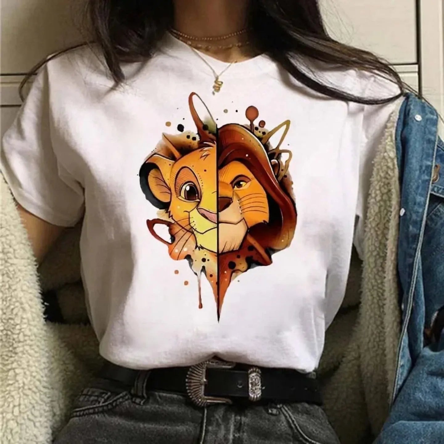 Camiseta Disney El Rey León Hakuna Matata para Mujer
