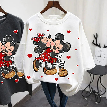 Camiseta Mickey Mouse Mujer Disney para Verano