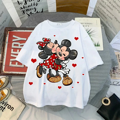 Camiseta Mickey Mouse Mujer Disney para Verano