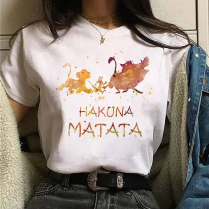 Camiseta Disney El Rey León Hakuna Matata para Mujer