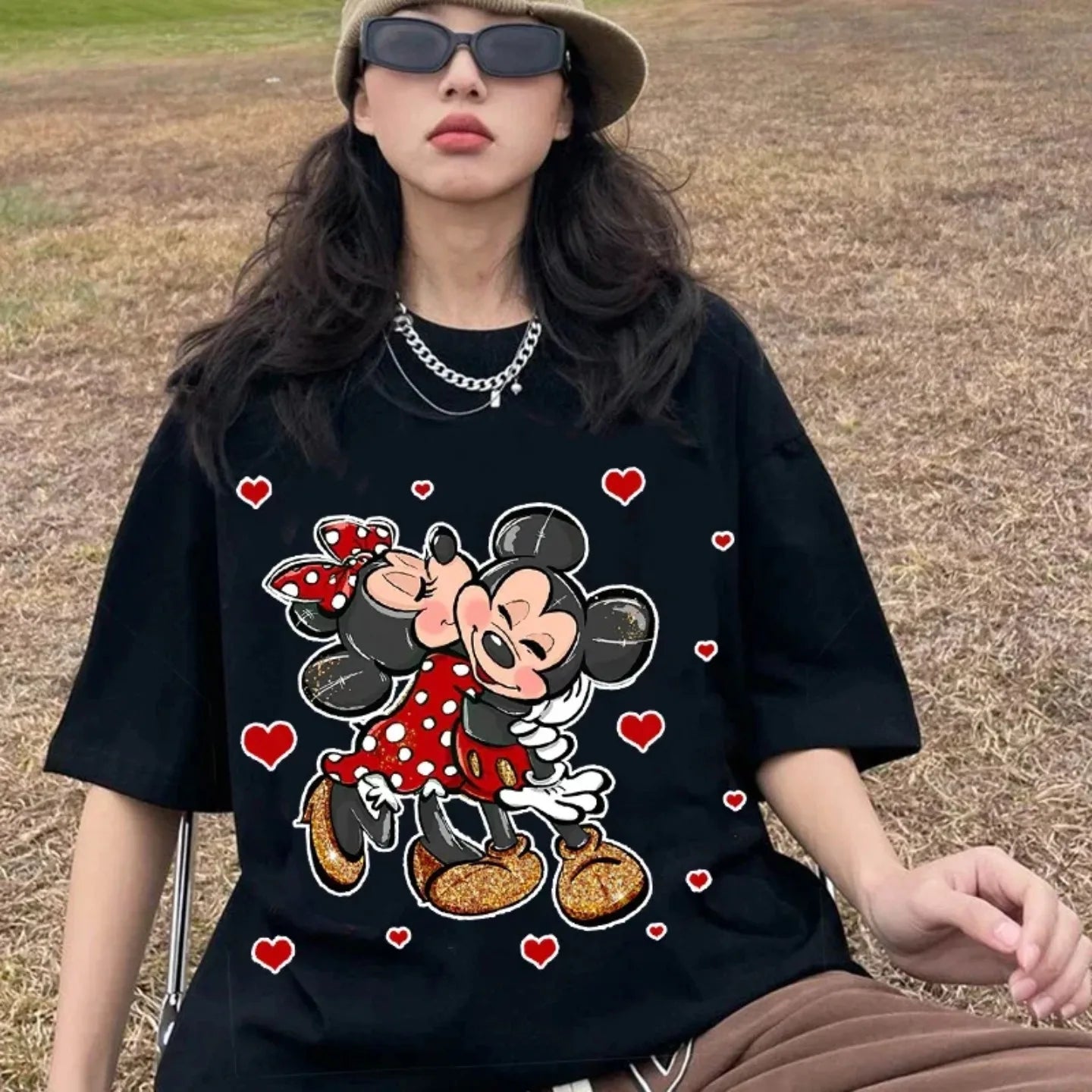 Camiseta Mickey Mouse Mujer Disney para Verano