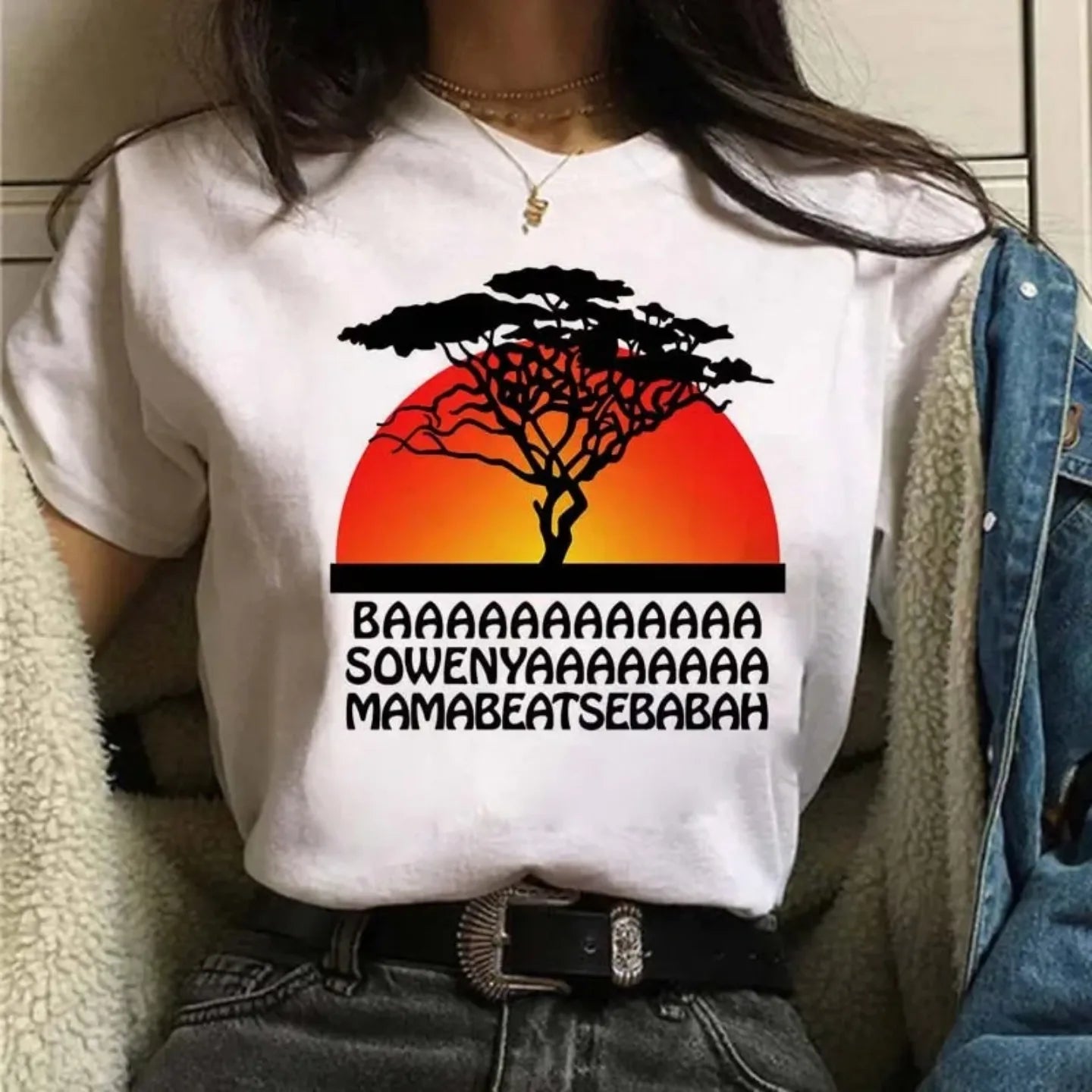 Camiseta Disney El Rey León Hakuna Matata para Mujer