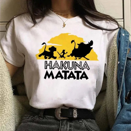 Camiseta Disney El Rey León Hakuna Matata para Mujer