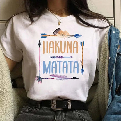 Camiseta Disney El Rey León Hakuna Matata para Mujer