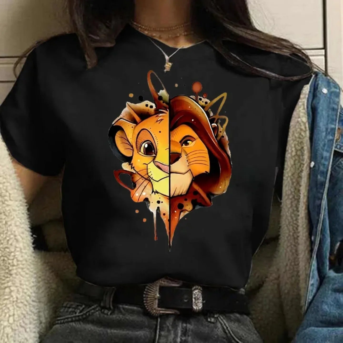 Camiseta Disney El Rey León Hakuna Matata para Mujer