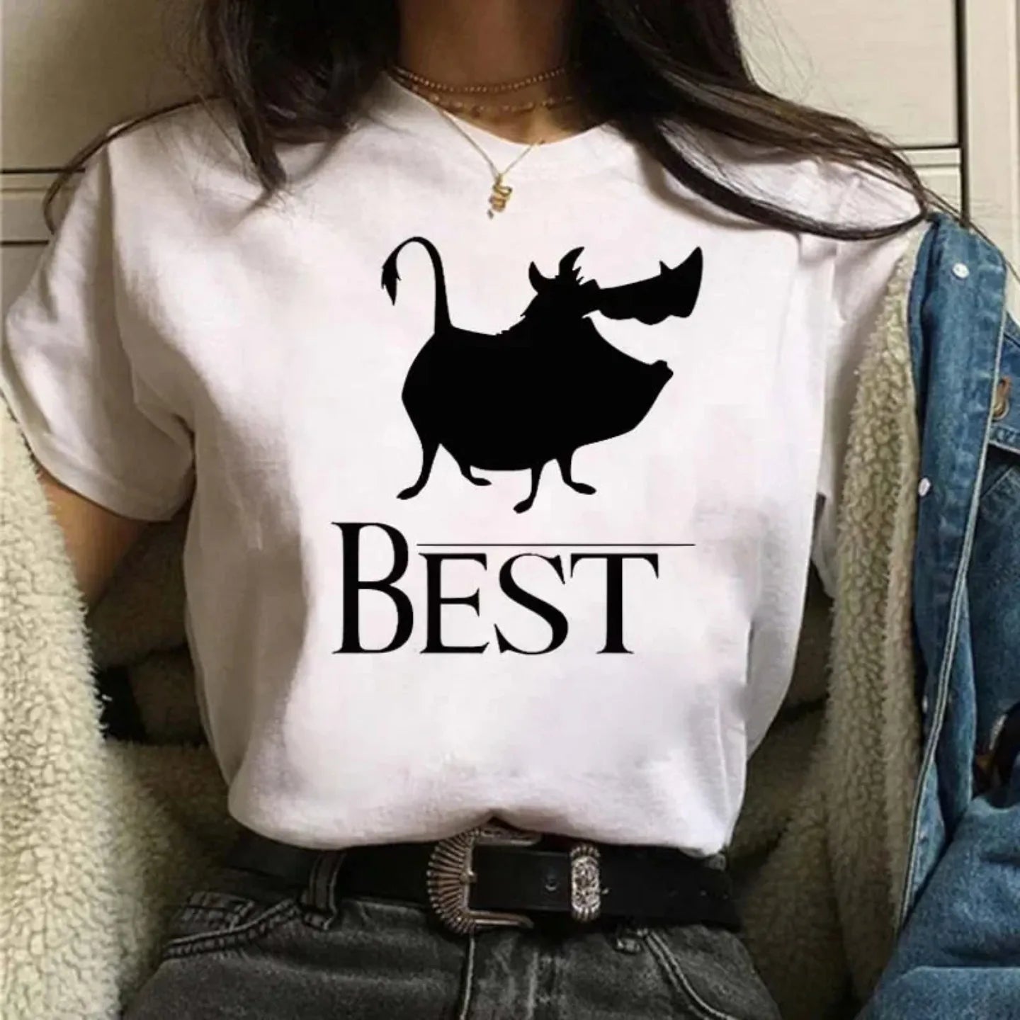 Camiseta Disney El Rey León Hakuna Matata para Mujer