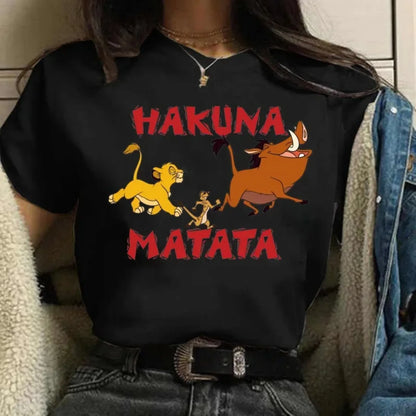 Camiseta Disney El Rey León Hakuna Matata para Mujer