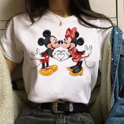 Camiseta Disney Mickey y Minnie para Mujer