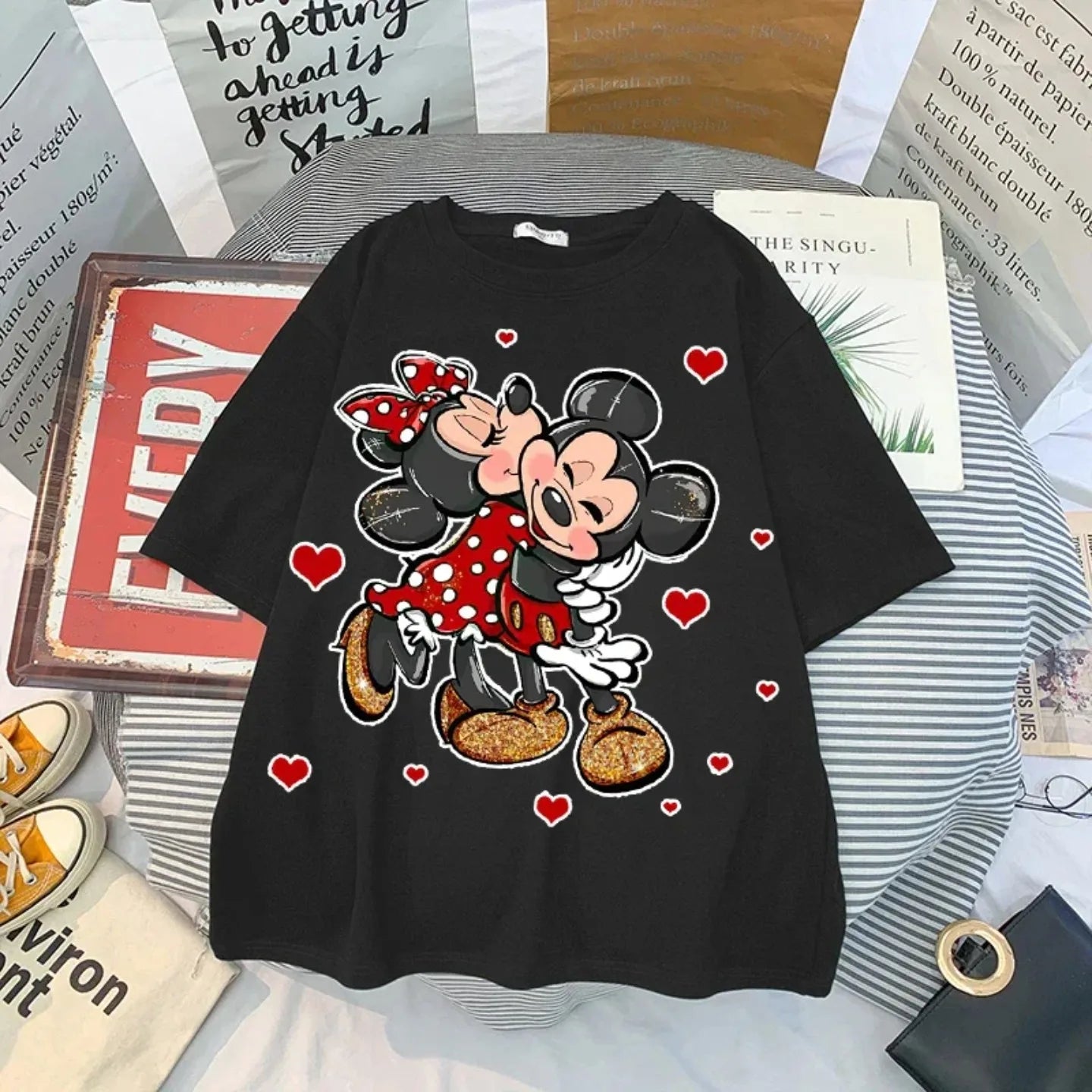 Camiseta Mickey Mouse Mujer Disney para Verano